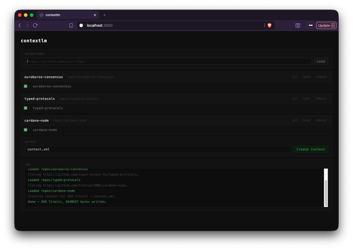 contextlm demo